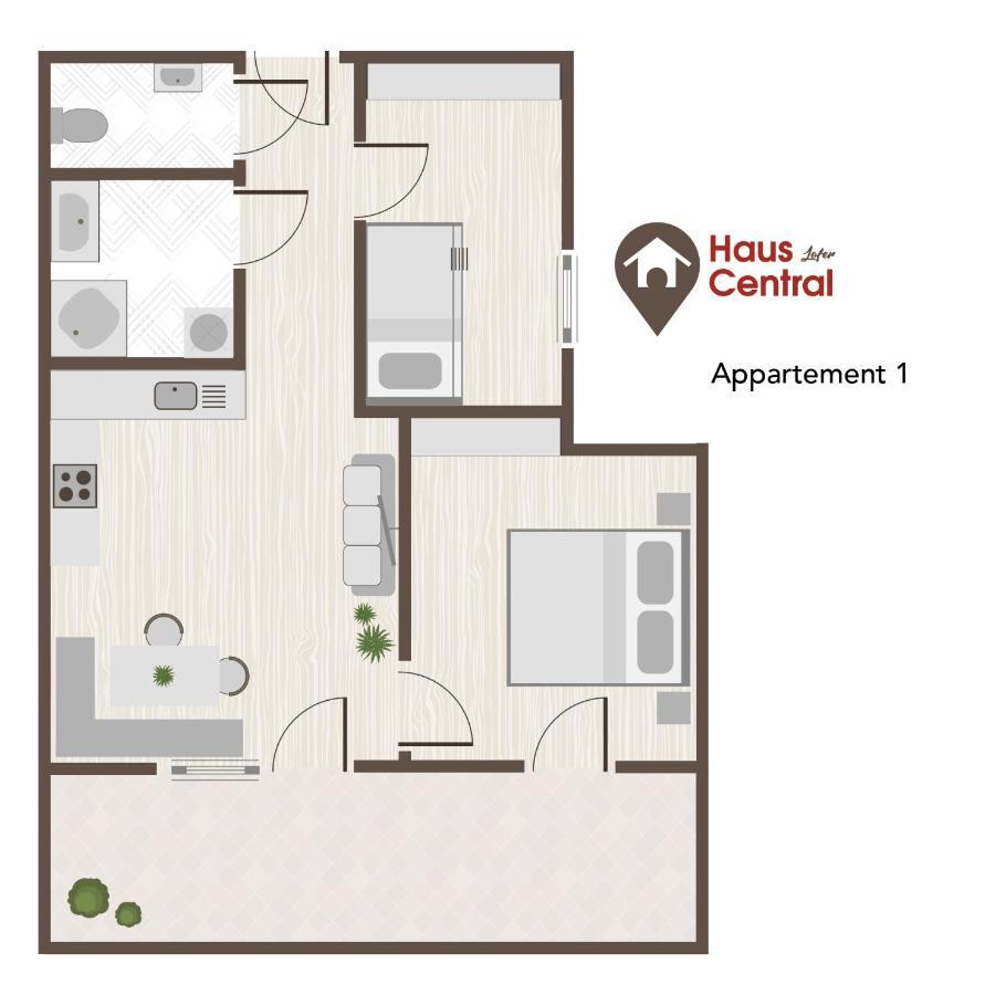 Haus Central Lofer Exterior photo