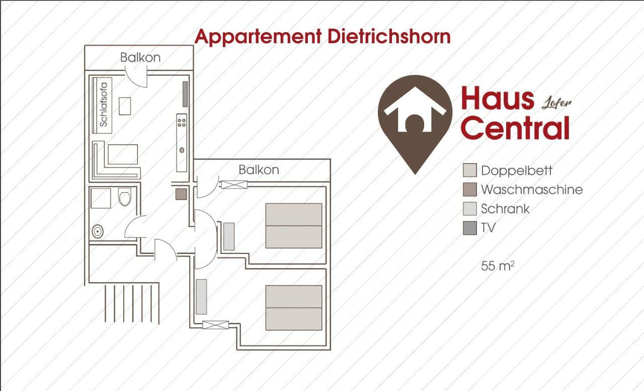 Haus Central Lofer Exterior photo